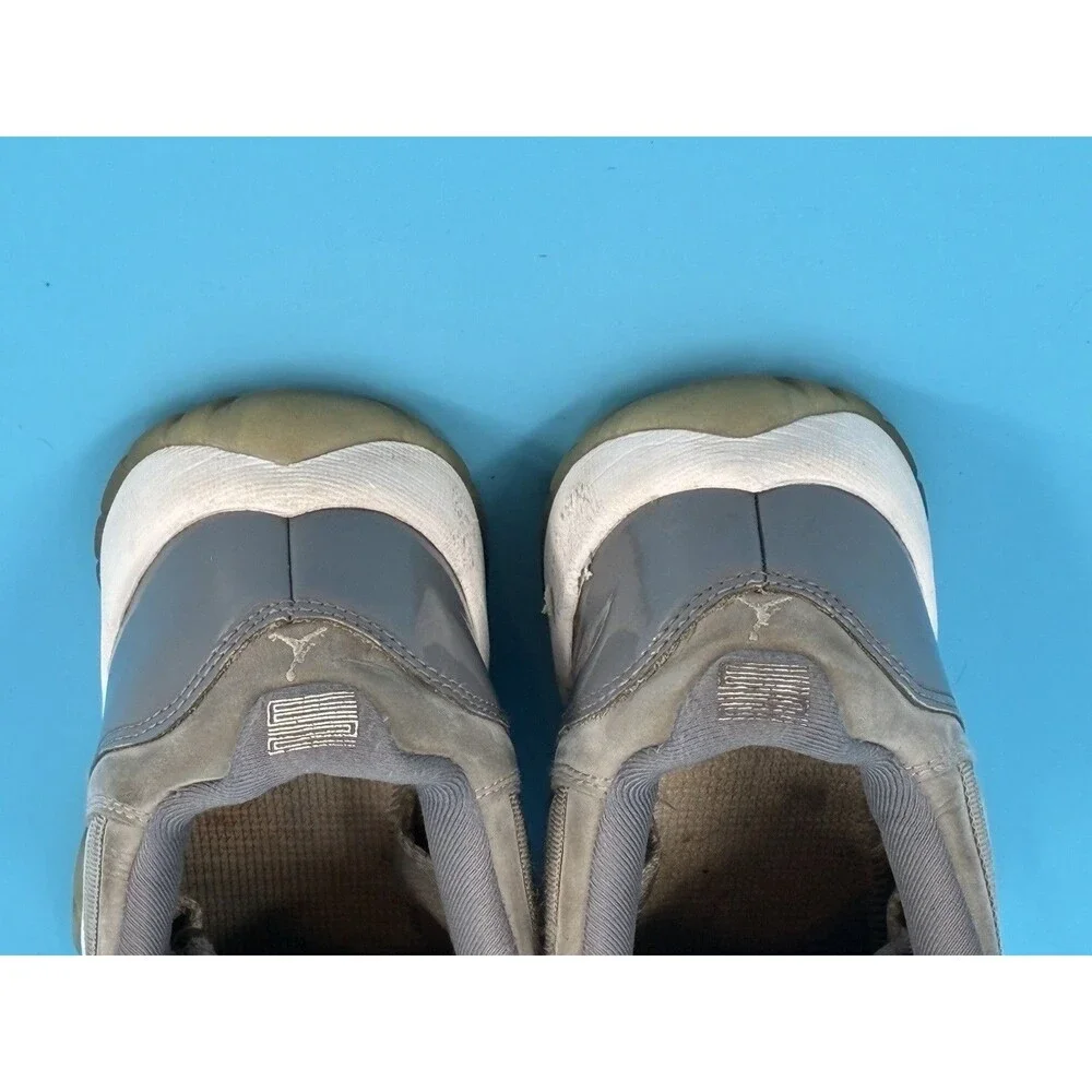 Air Jordan 11 Retro Low Cool Grey Kids 5.5Y Gray White 528896-003